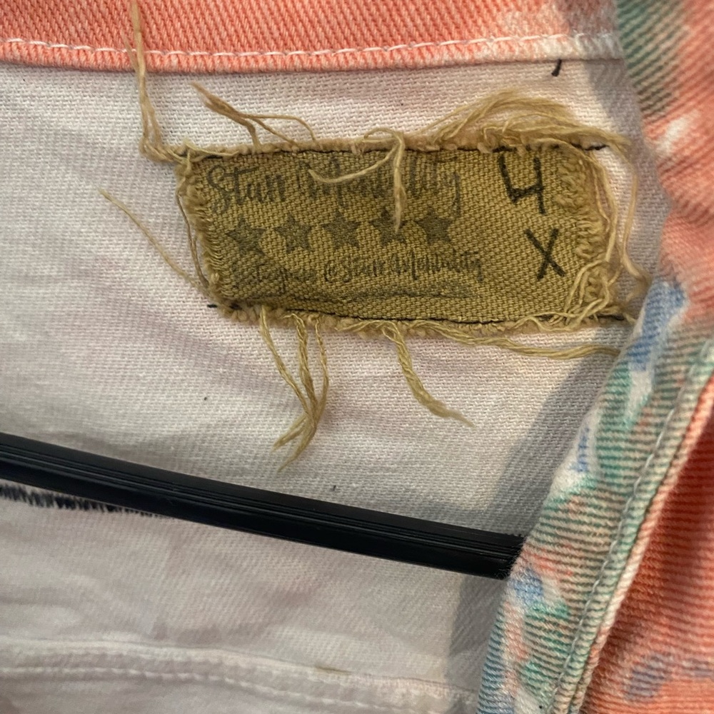 Tie-Dye Denim Jacket - Coral Multi - Picture 5 of 5